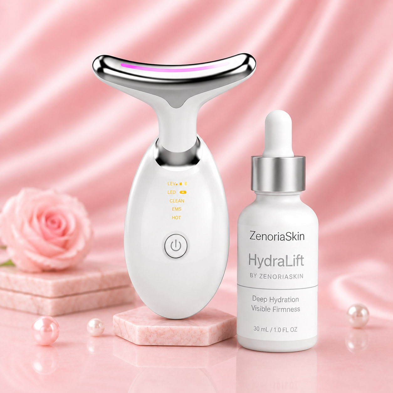 Zenoria® 7-in-1 EMS + Red Light Therapy To Lift & Sculpt Your Face