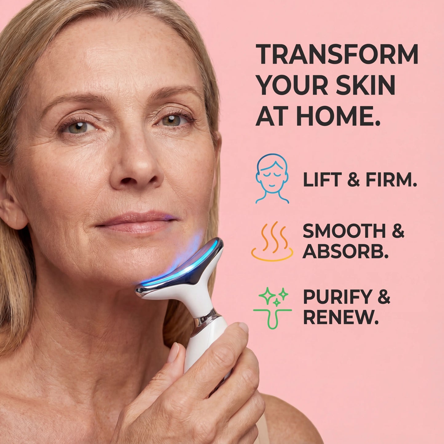 Zenoria® 7-in-1 EMS + Red Light Therapy To Lift & Sculpt Your Face
